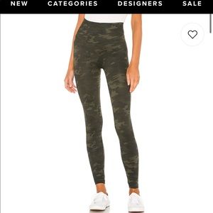 Spanx Green Camo Leggings
